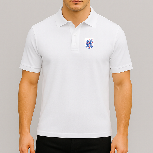 Men's England National Football Team Dry Blend Polo