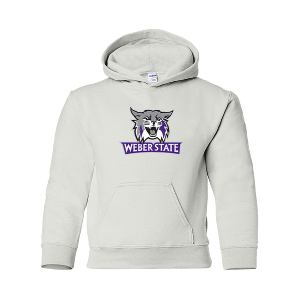 Youth Weber State Wildcats Gildan Heavy Blend  Hooded Sweatshirt