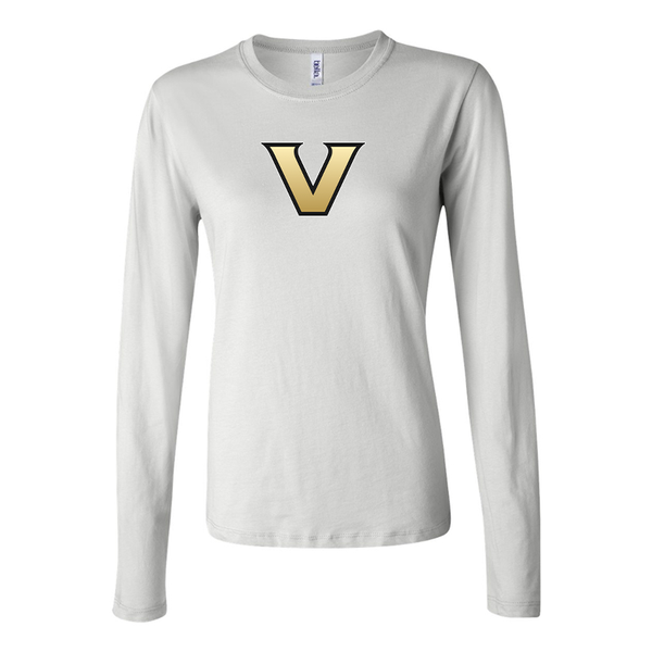 BELLA CANVAS Women’s  Vanderbilt Commodores  Jersey Long Sleeve Tee