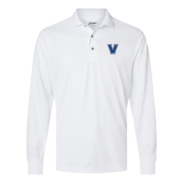 Men's  Villanova Wildcats Paragon Prescott Long Sleeve Polo