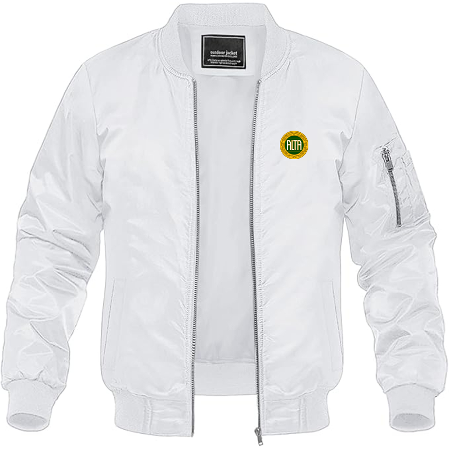 Men's Alta Automobile Logo Lightweight Bomber Jacket