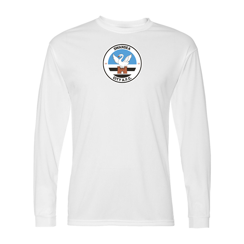 Men's Swansea City Soccer Performance Long Sleeve T-Shirt