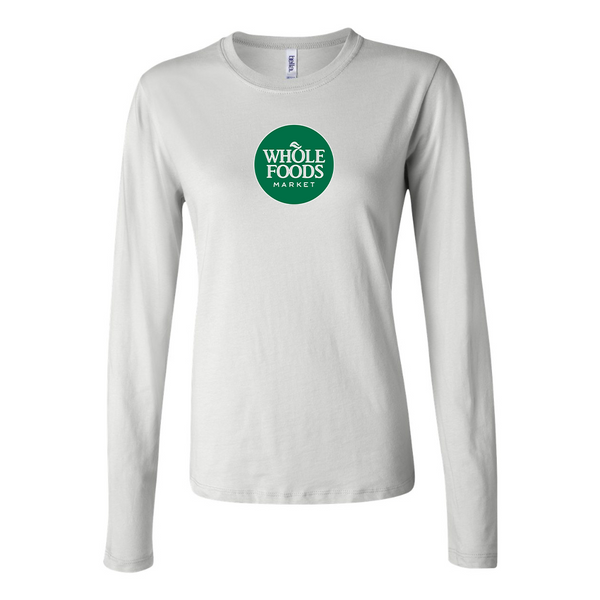 BELLA CANVAS Women’s Whole Foods Market Jersey Long Sleeve Tee