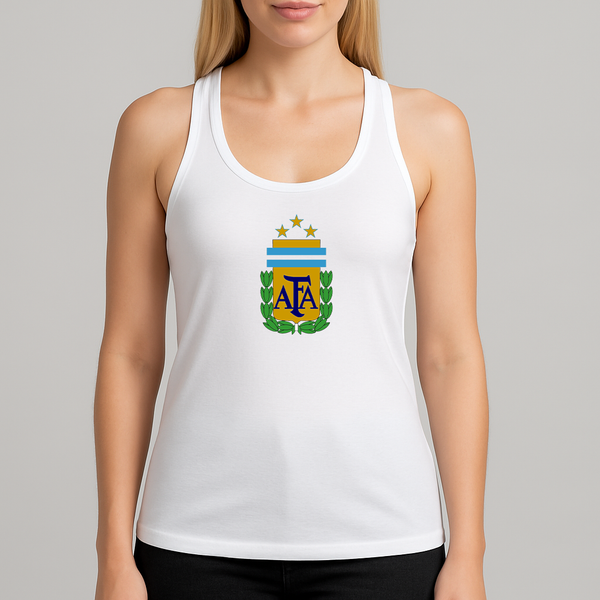 Women's Argentina National Soccer Team Racerback Tank Top