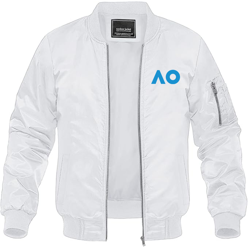 Men's Australian Open Logo Lightweight Bomber Jacket