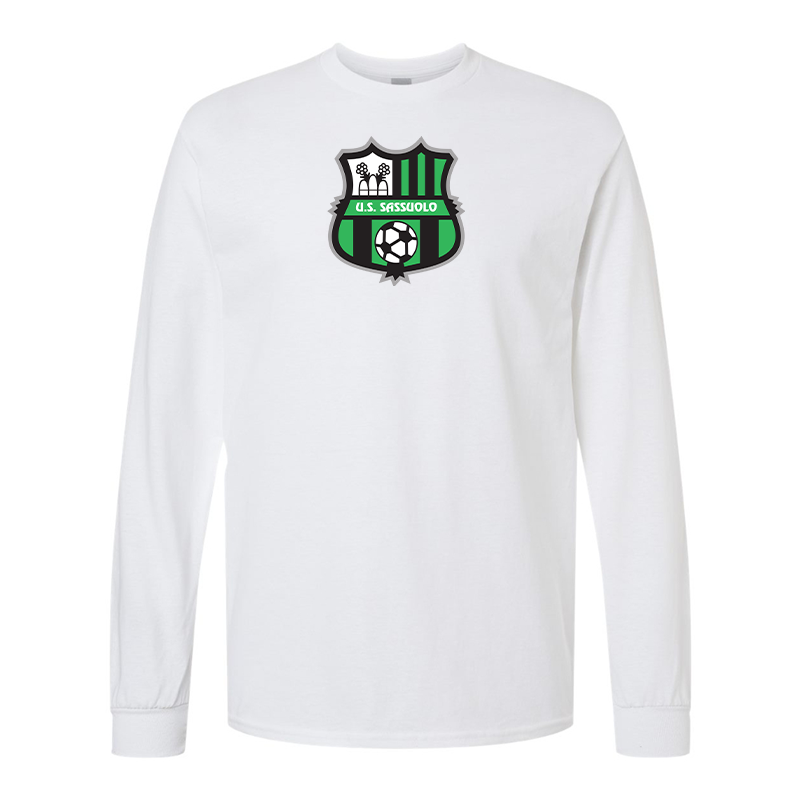 Men's U.S. Sassuolo Soccer Gildan Heavy Cotton Long Sleeve T-Shirt