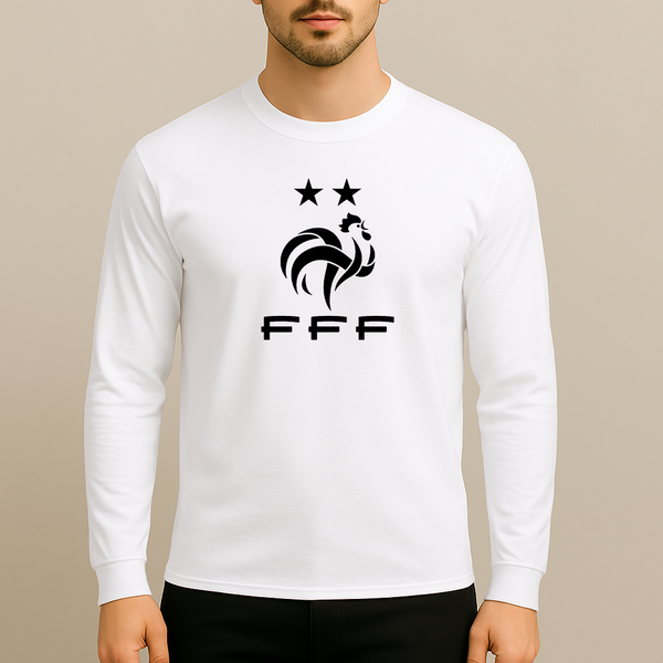 Men's France Soccer Long Sleeve T-Shirt