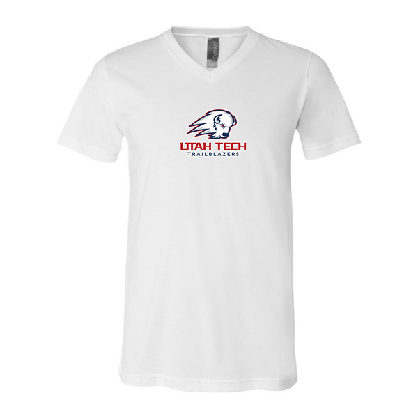Utah Tech Trailblazers BELLA  CANVAS - Jersey V-Neck T-Shirt