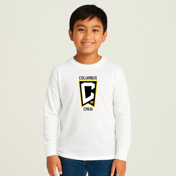 Youth Kids Columbus Crew FC Long Sleeve T-Shirt