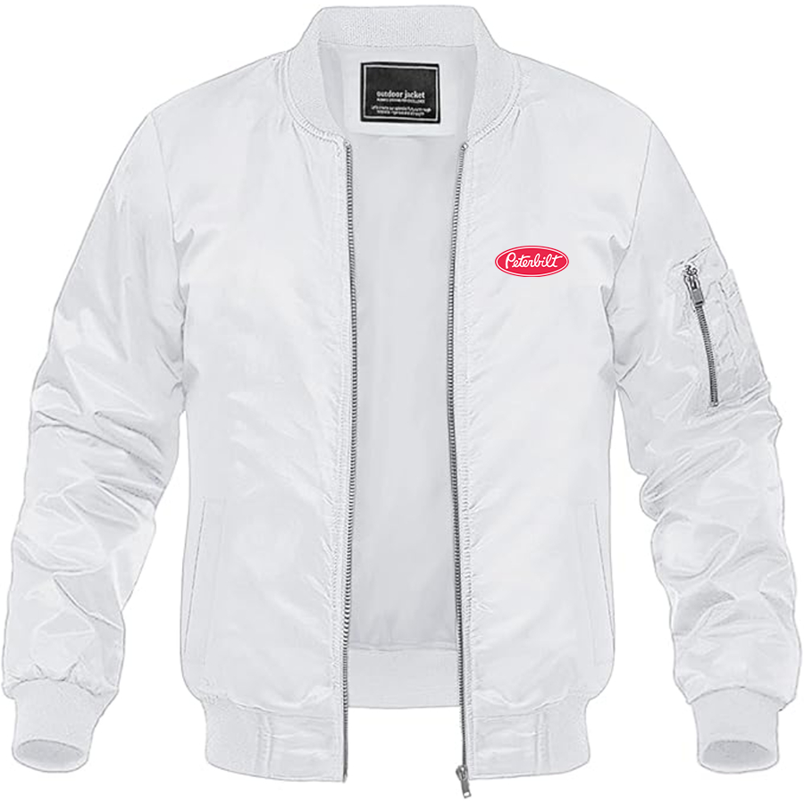 Men's Peterbilt Logo Lightweight Bomber Jacket