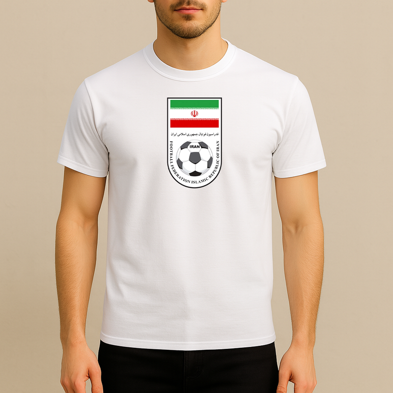 Men's Iran National Soccer Team Cotton T-Shirt