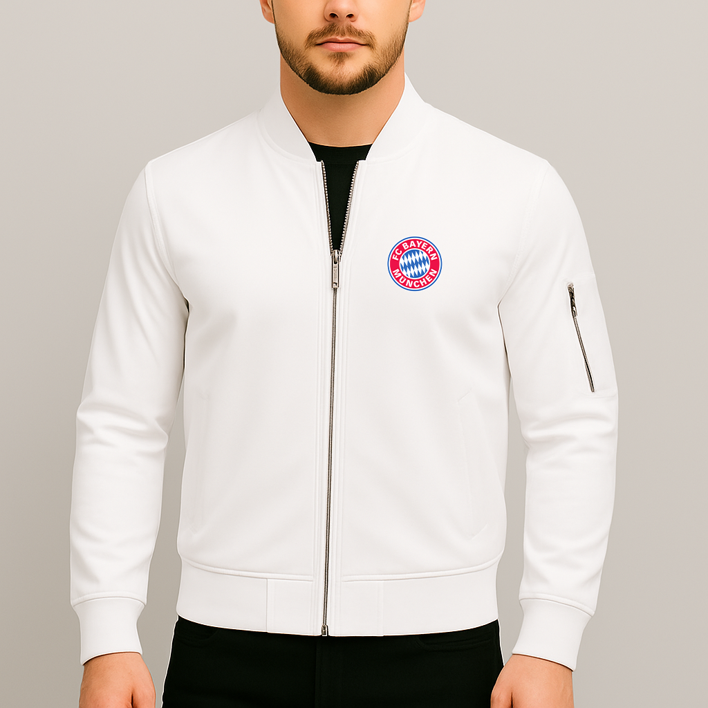 Men's F.C. Bayern Munchen Soccer Lightweight Bomber Jacket