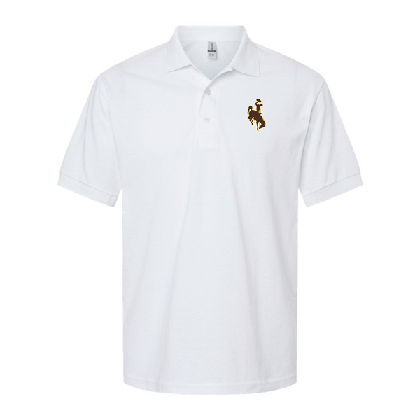 Men's  Wyoming Cowboys Gildan Dry Blend Jersey Polo