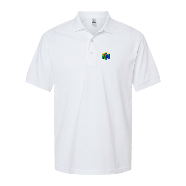Men's   Nintendo N64   Logo Dry Blend Polo