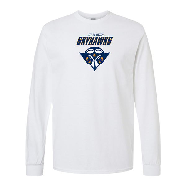 Men's Tennessee Martin Skyhawks Gildan Heavy Cotton Long Sleeve T-Shirt