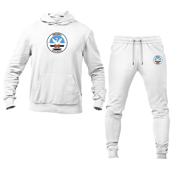 Men's Swansea City Soccer Hoodie Joggers Set