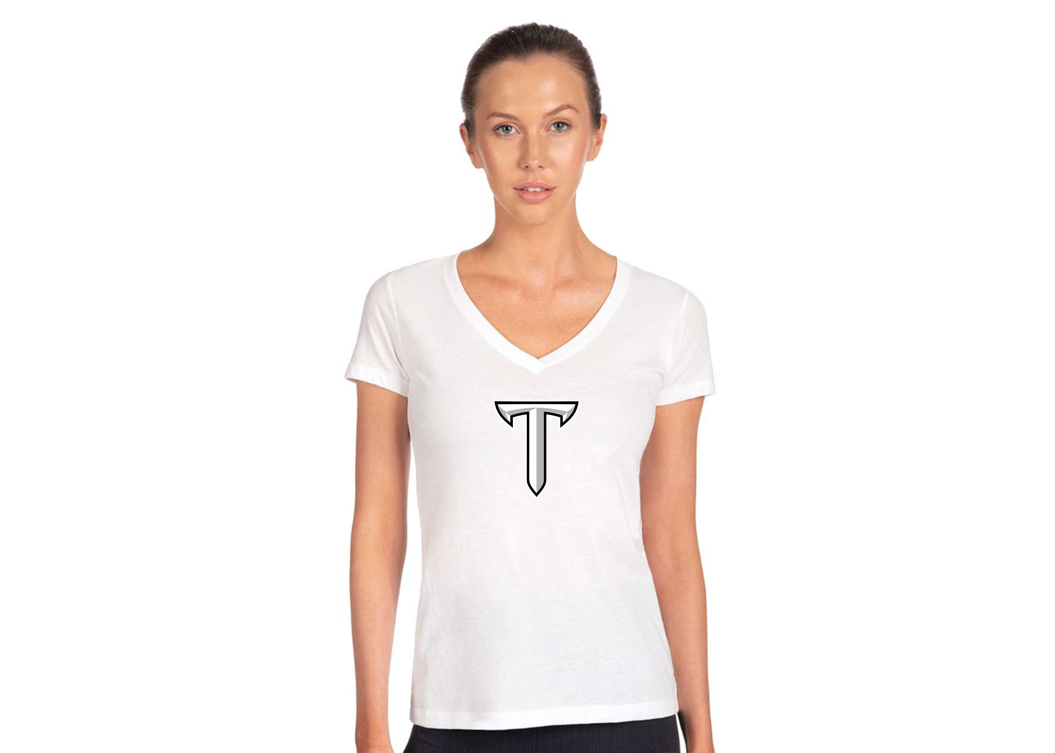 Women's Troy Trojans V-Neck T-Shirt