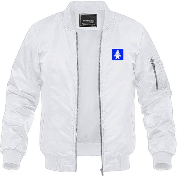 Men's  Mac Miller Logo Lightweight Bomber Jacket Windbreaker Softshell Varsity Jacket Coat
