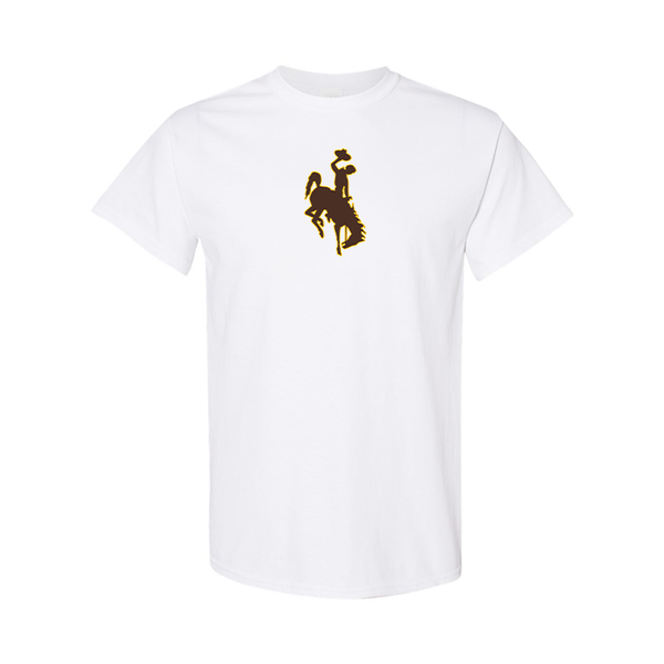 Men's  Wyoming Cowboys Gildan Heavy Cotton T-Shirt