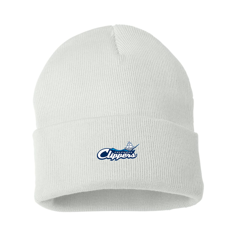 Columbus Clippers Logo Beanie Hat