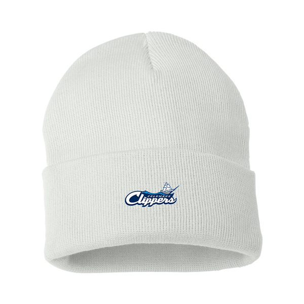 Columbus Clippers Logo Beanie Hat