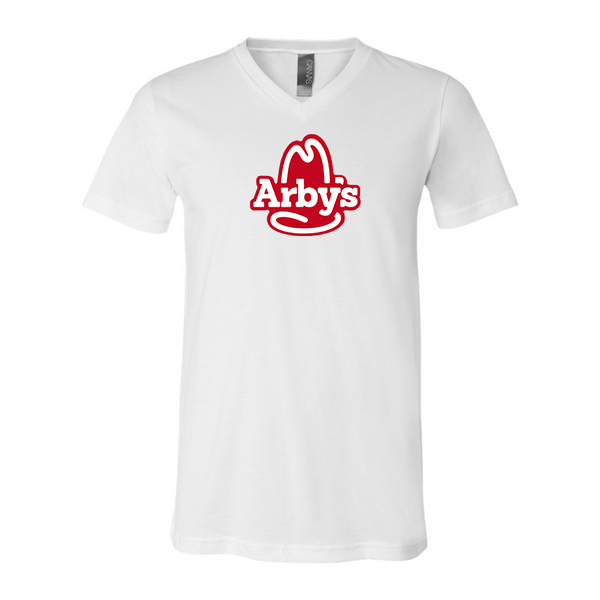 Men's Arbys BELLA + CANVAS - Jersey V-Neck T-Shirt