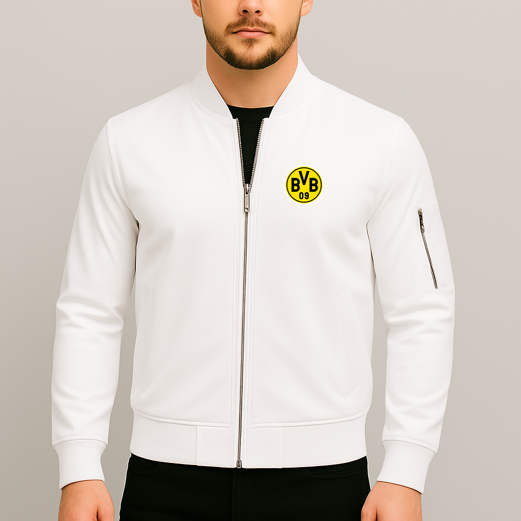 Men's Borussia Dortmund BVB FC Lightweight Bomber Jacket