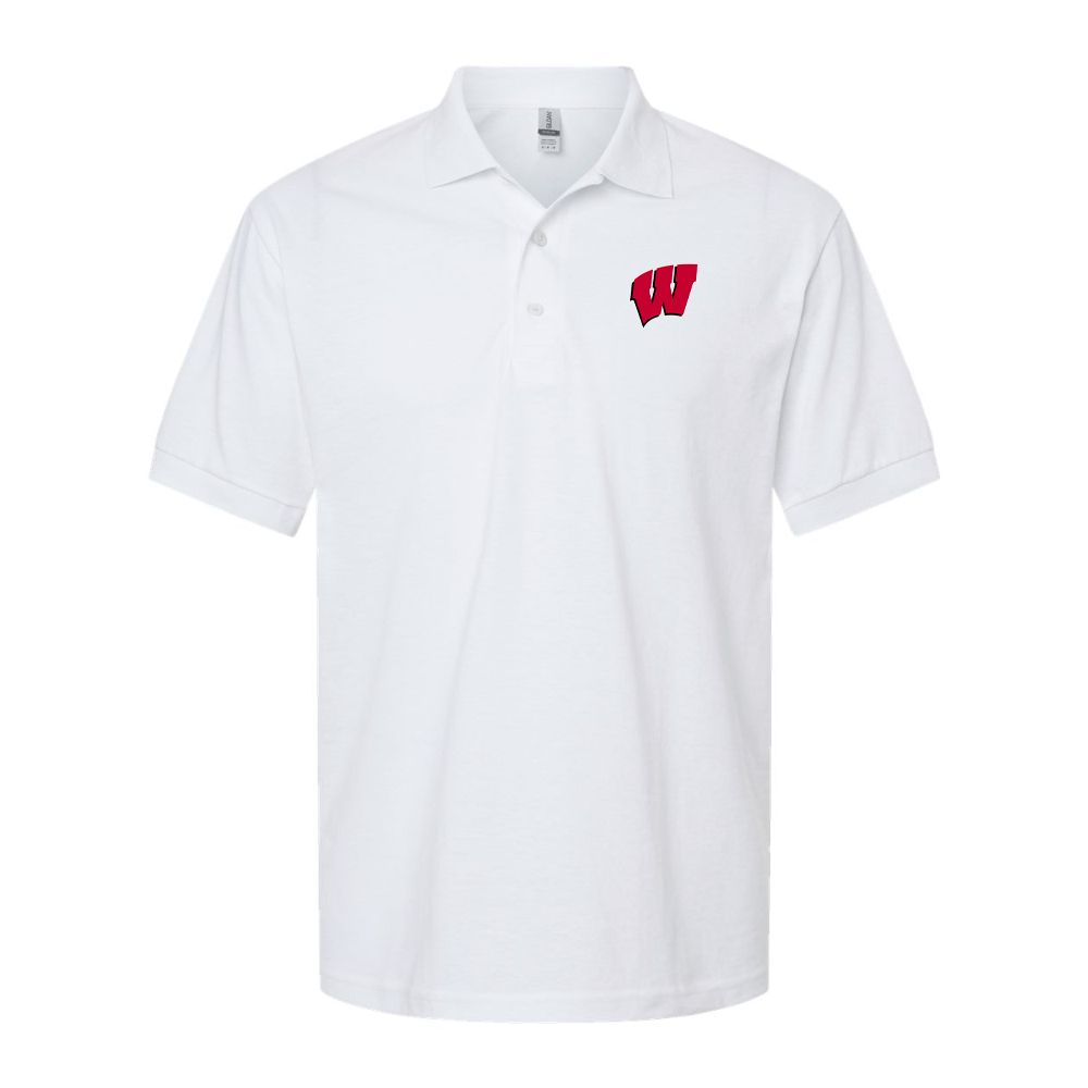 Men's Wisconsin Badgers Dry Blend  Polo