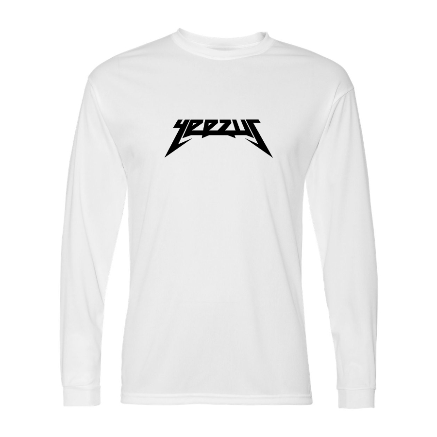 Men’s Kanye West Yeezus Music - Polyester Long Sleeve T-Shirt