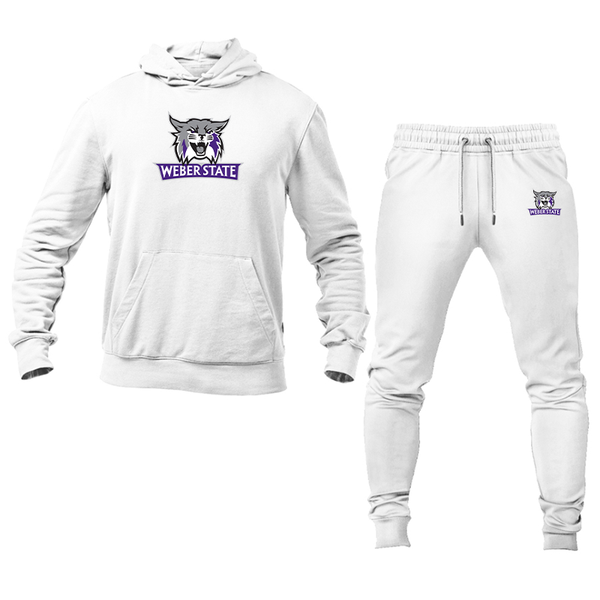Men's Weber State Wildcats Hoodie Joggers Set