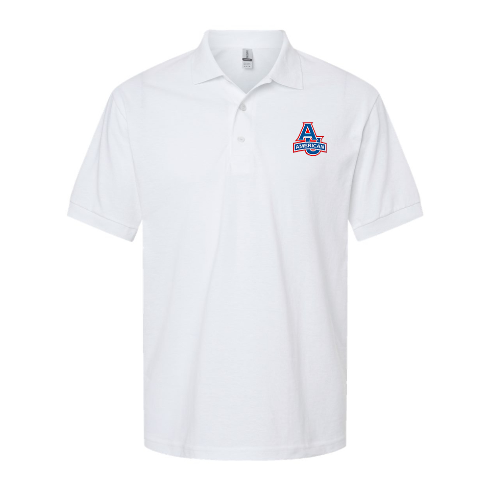 Men's American Eagles Dry Blend Jersey Polo - White