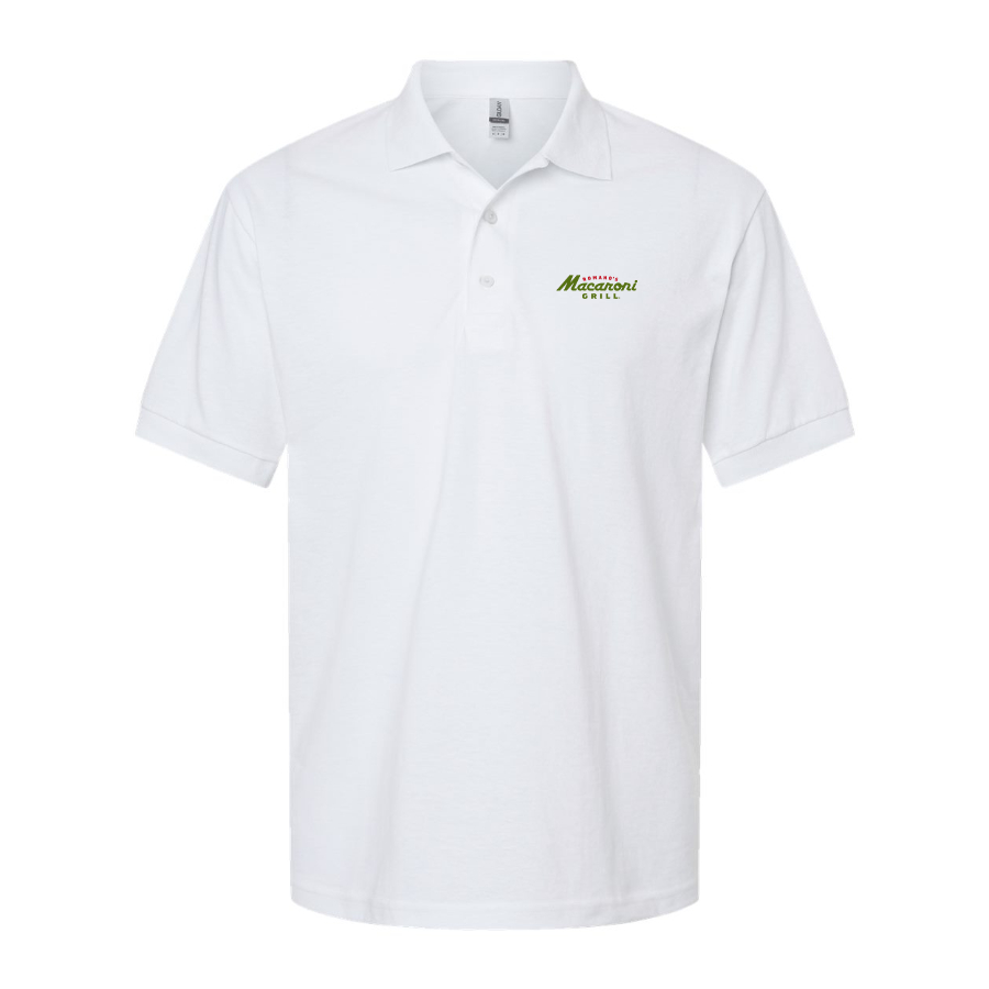 Men's Romano_s Macaroni Grill Logo Dry Blend Polo - White