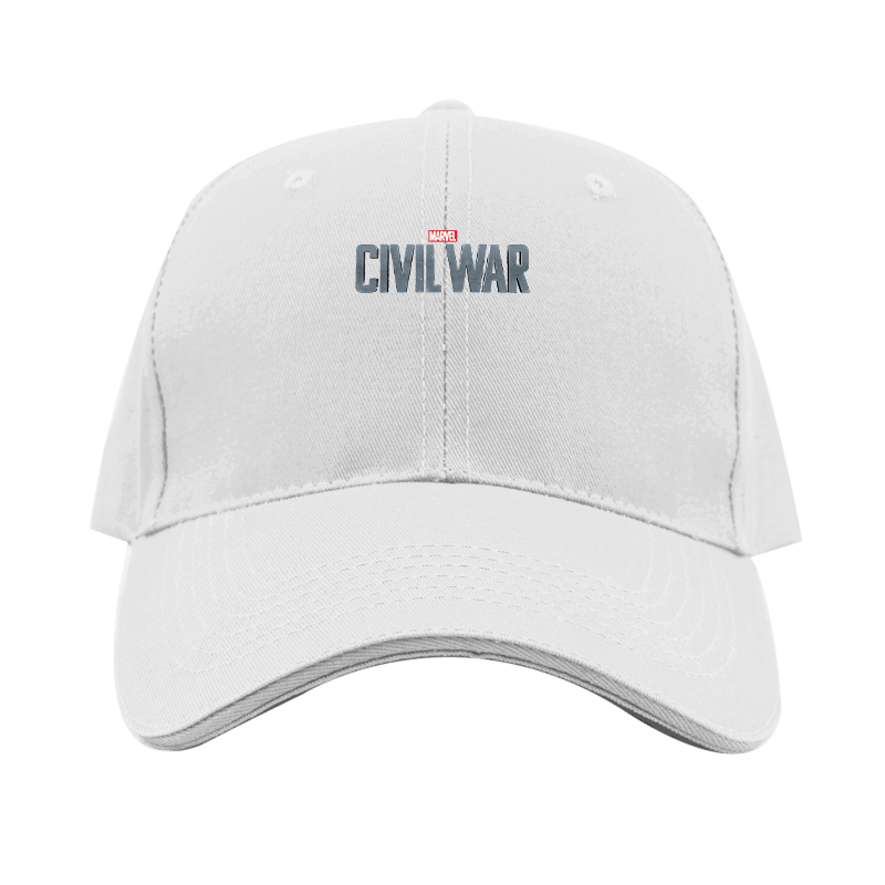 Marvel Civil War  Logo Dad Baseball Cap Hat