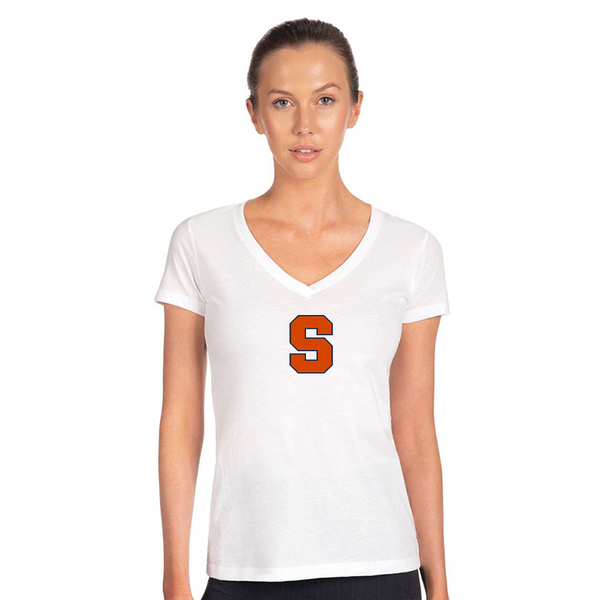 Women's Syracuse Orange  Next Level V-Neck T-Shirt