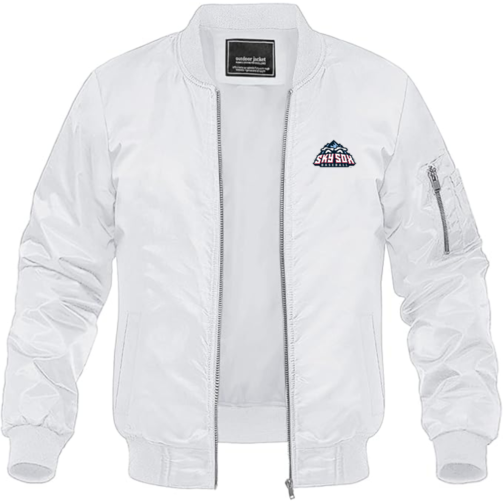 Men's Colorado Springs Sky Sox Logo Lightweight Bomber Jacket