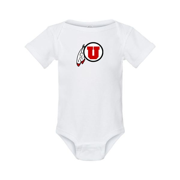 Utah Utes Rabbit Skins Infant Baby Rib Bodysuit