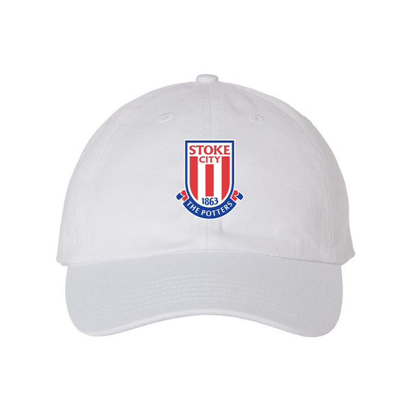 Stoke City Soccer  Valucap Adult Bio-Washed Classic Dad Hat