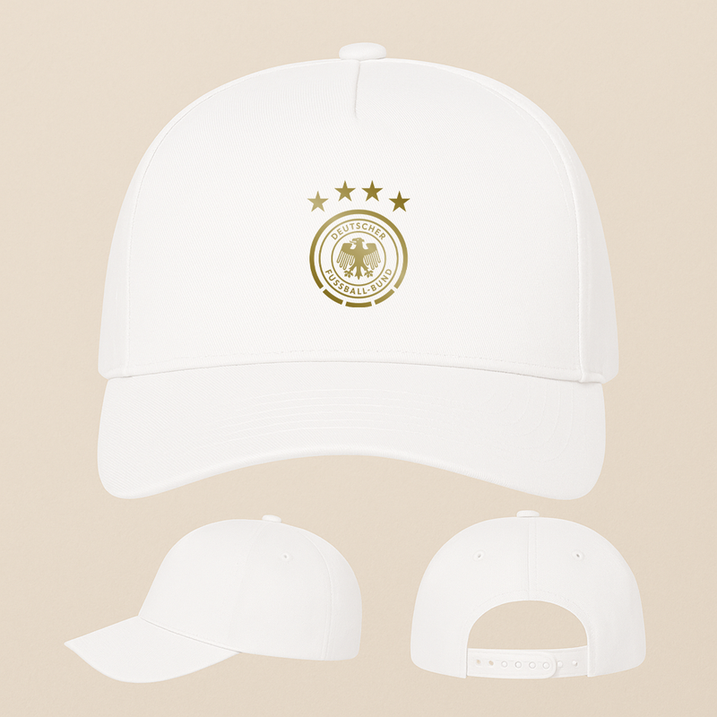 Germany Soccer Five Panel Twill Snapback Cap