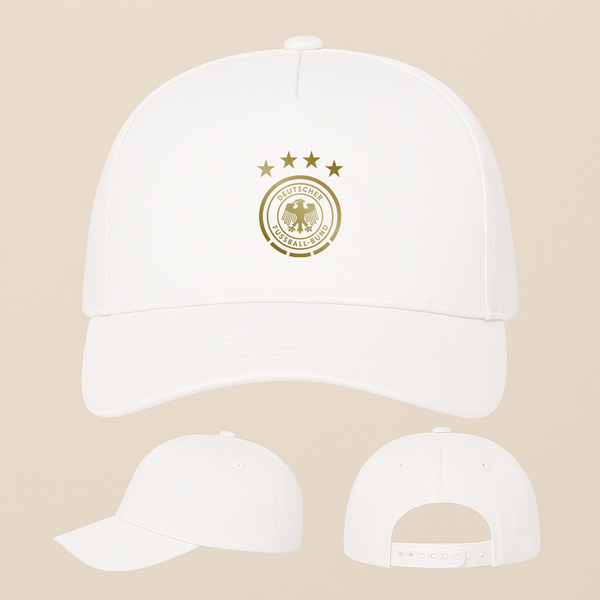Germany Soccer Five Panel Twill Snapback Cap
