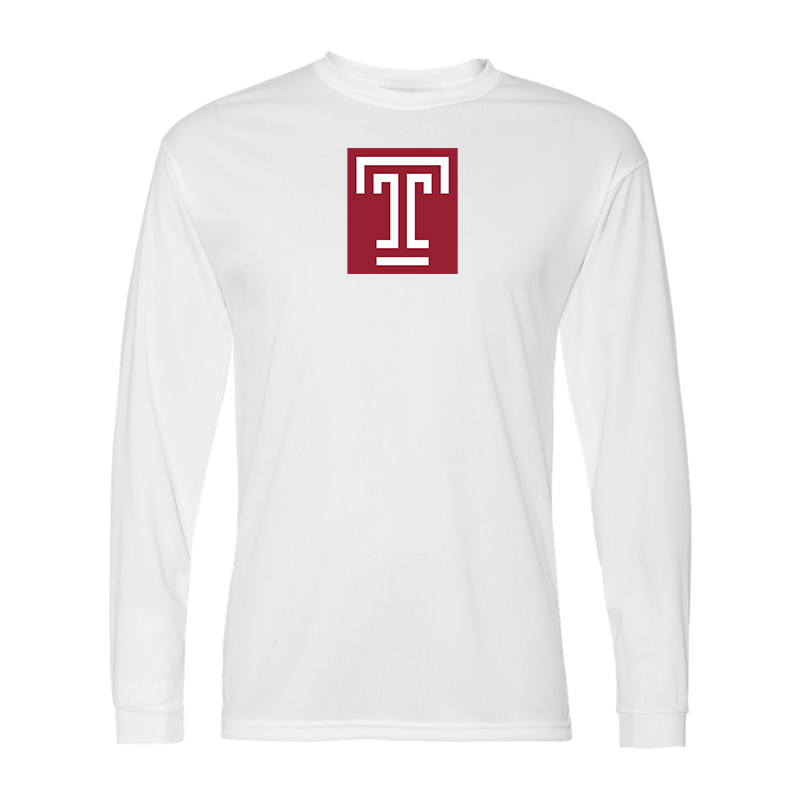 Men's Temple Owls Performance Long Sleeve T-Shirt