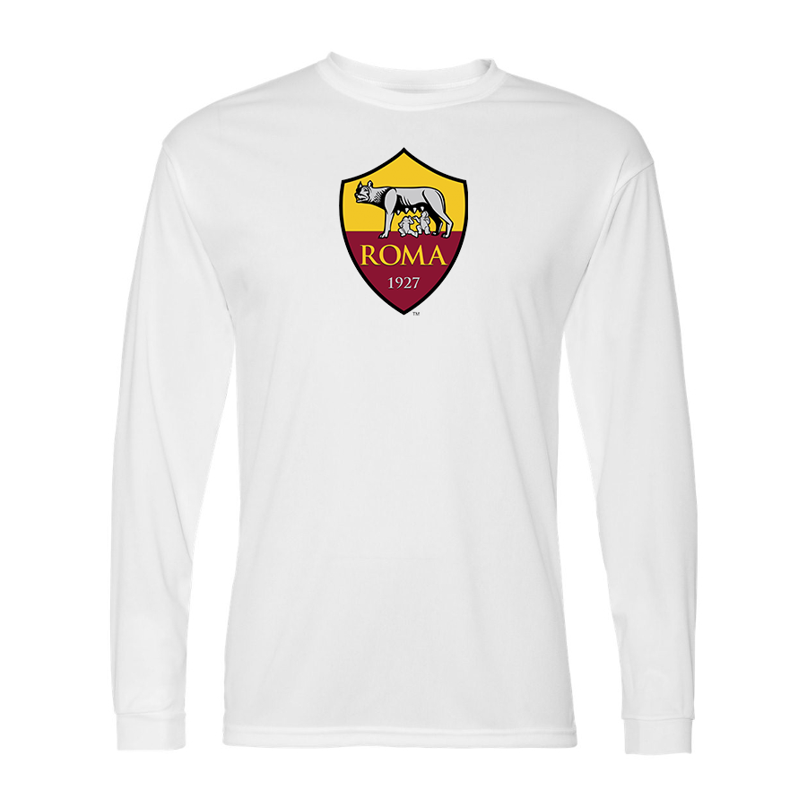 AS Roma FC Polyester Long Sleeve T-Shirt