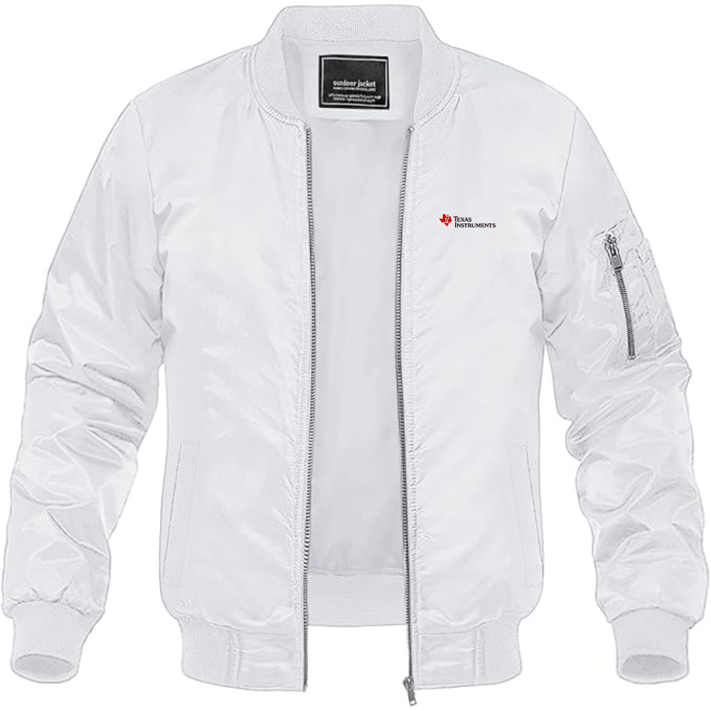Men's Texas Instruments Logo Lightweight Bomber Jacket