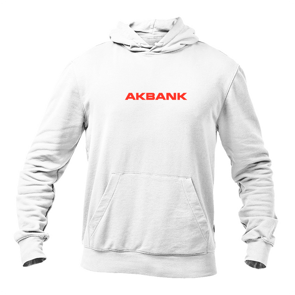 Men's Akbank Logo   Pullover Hoodie