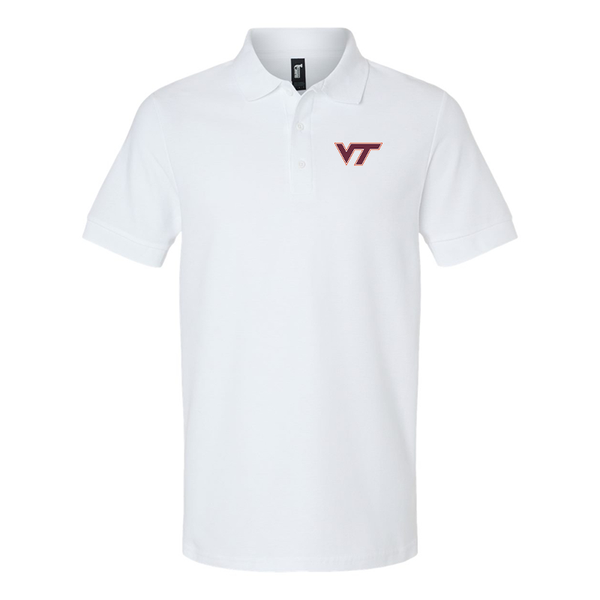 Men's Virginia Tech Hokies Gildan Hammer Pique Polo