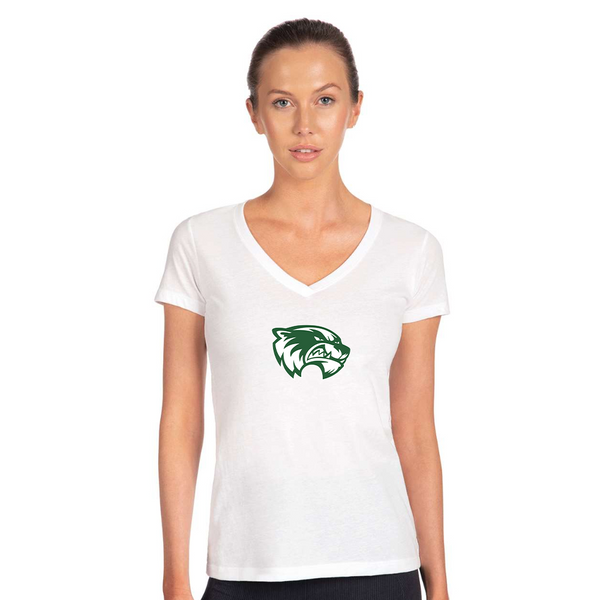 Women's Utah Valley Wolverines Next Level V-Neck T-Shirt