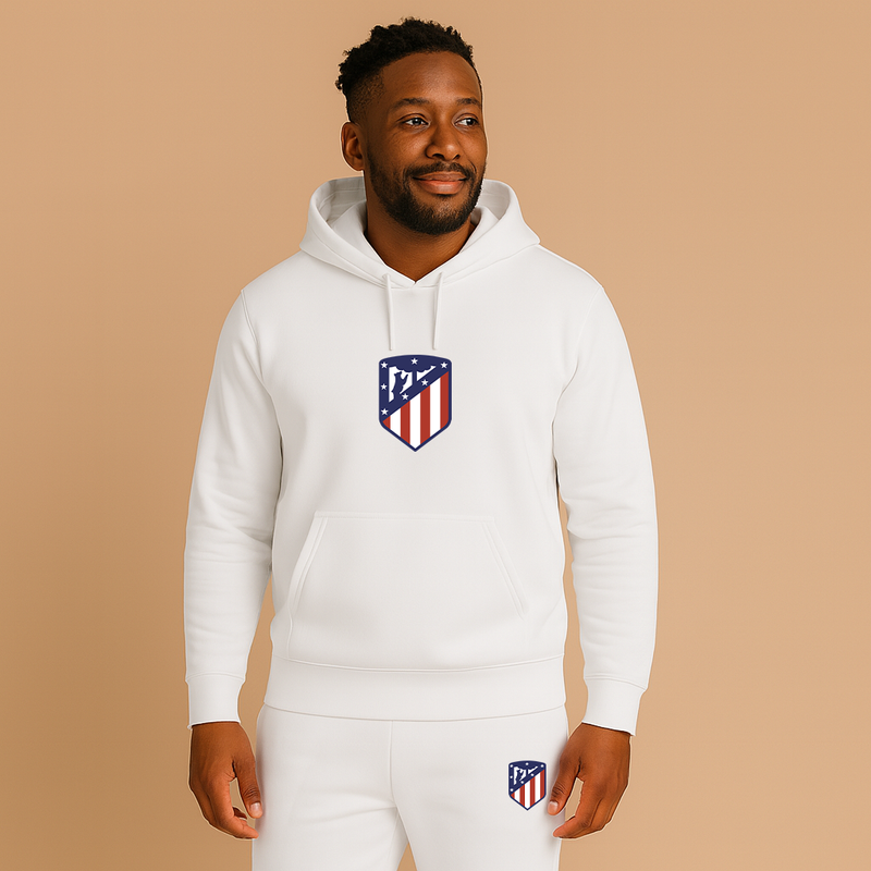 Men's Atletico Madrid FC Logo Hoodie Joggers Set