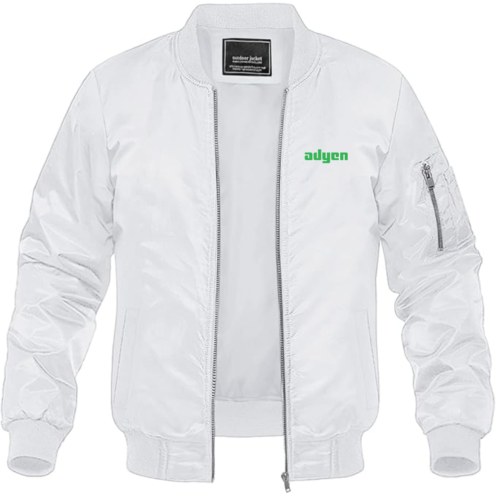 Men's Adyen Logo Lightweight Bomber Jacket