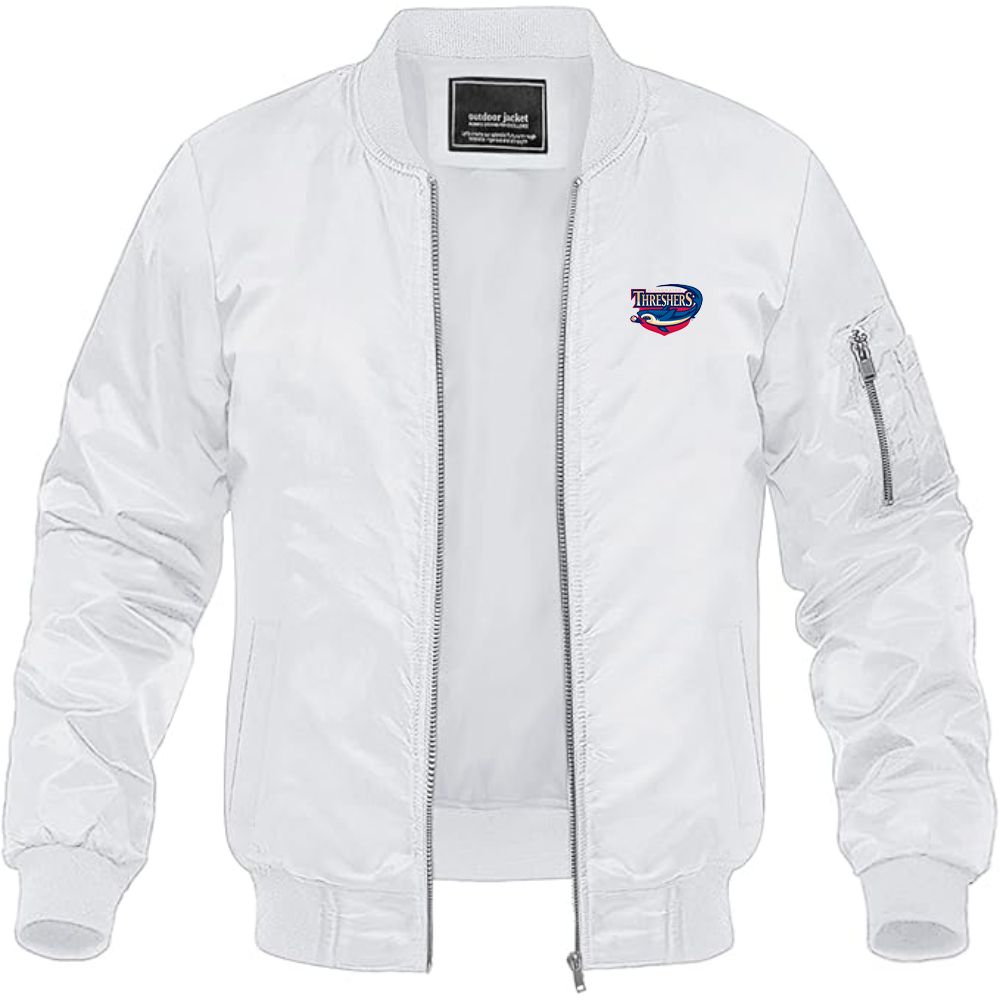 Men's Clearwater Threshers Logo Lightweight Bomber Jacket