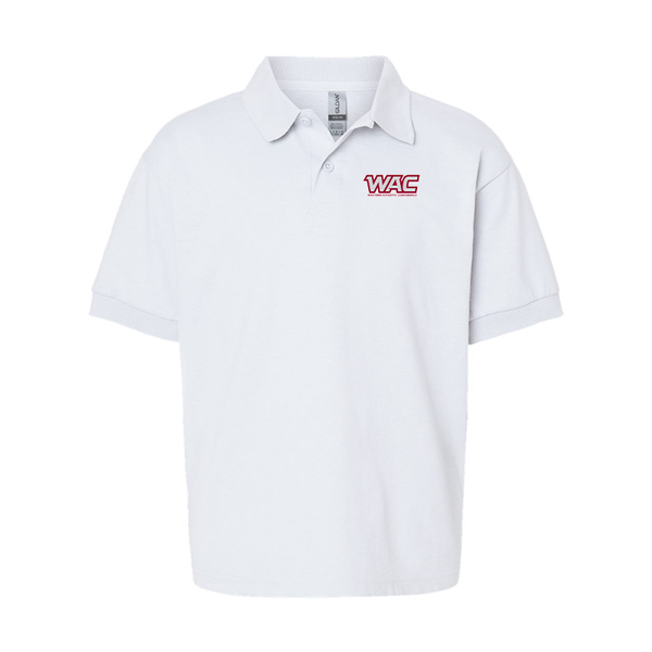 Youth Western Athletic Conference Gildan Dry Blend Jersey Polo