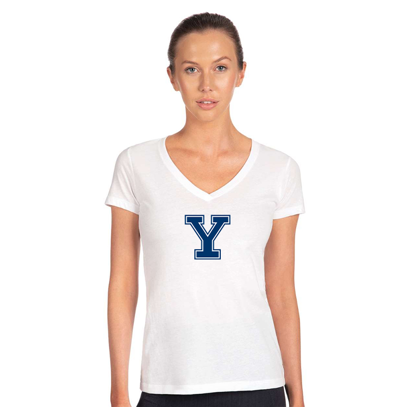 Women's Yale Bulldogs  V-Neck T-Shirt